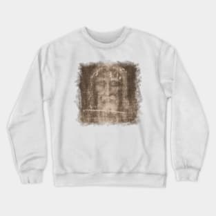 The Shroud of Turin Jesus Holy Face Veronicas Veil Mandylion Edessa 101 Crewneck Sweatshirt